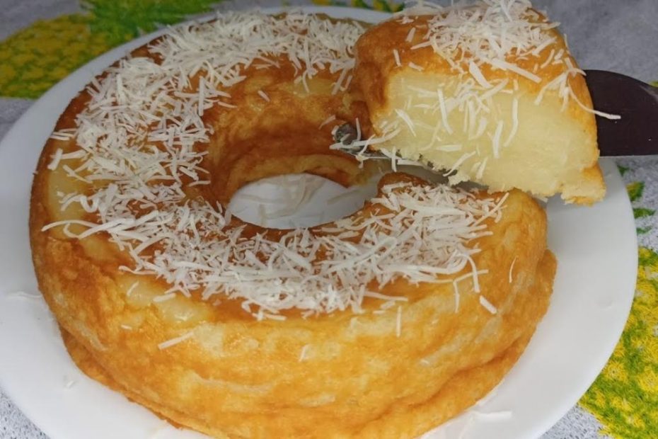 Bolo De Aipim E Coco No Liquidificador Que Desmancha Na Boca