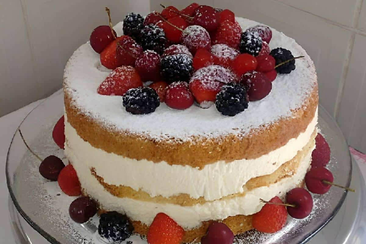 Esse O Bolo Pelado Ou Naked Cake O Bolo De Festa Mais Chique F Cil E