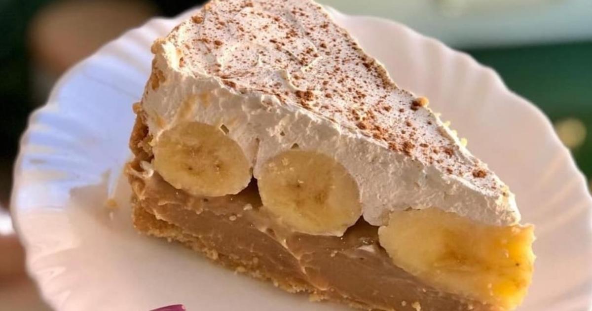 Torta Banoffee De Banana, A Combinação Perfeita De Doce De Leite E Banana