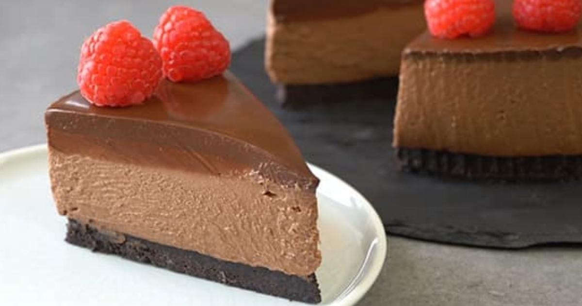 Cheesecake de chocolate, sobremesa perfeita para sua família e amigos