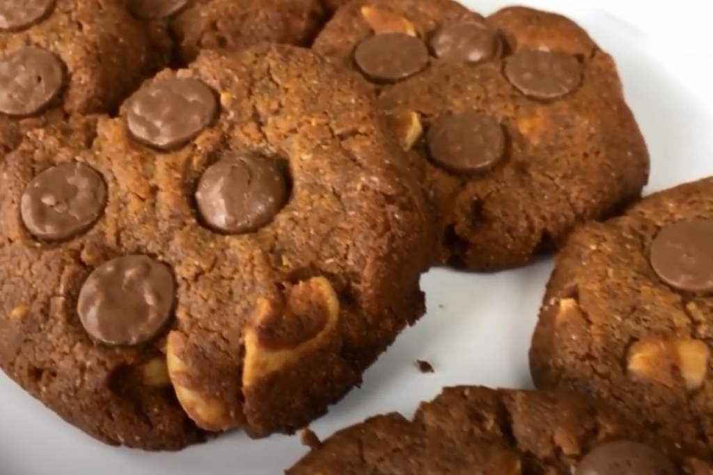 Cookies sem açúcar e farinha muito gostoso e prático