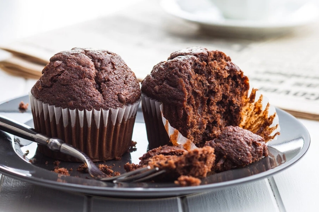 Muffins de chocolate com baunilha, um docinho delicioso para aquecer seu coração