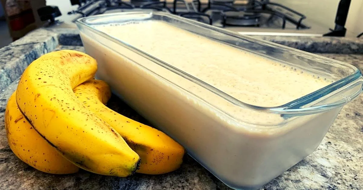Mousse de banana com 3 ingredientes, é uma sobremesa clássica que todo mundo ama