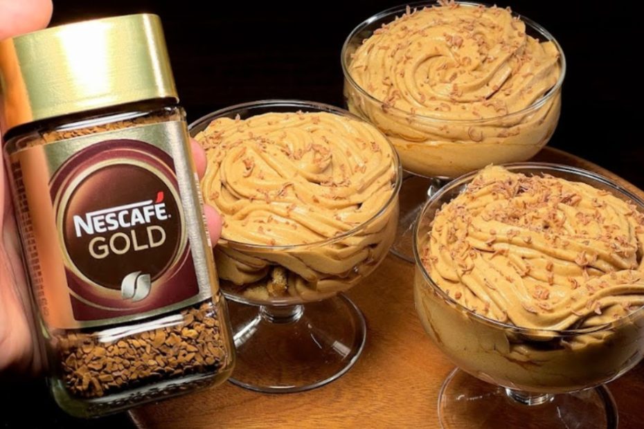 Mousse de café cremoso: uma delícia para os amantes do café!