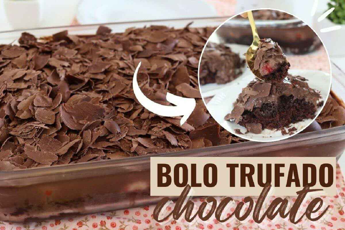 Bolo Trufado De Chocolate Para Você Fazer Na Páscoa E Deixar Todo Mundo