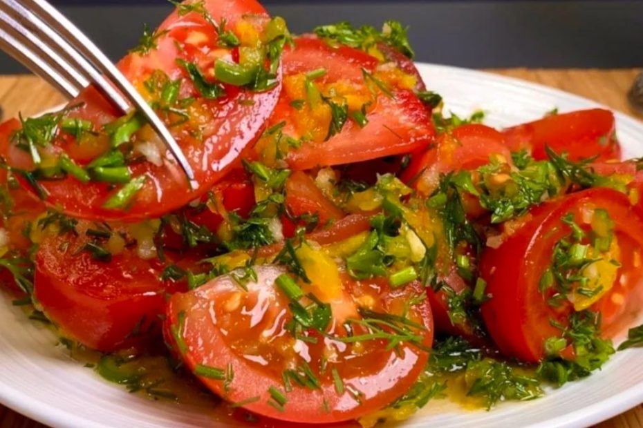 Salada Magica de Tomate, voce nao vai fazer de outro jeito nunca mais