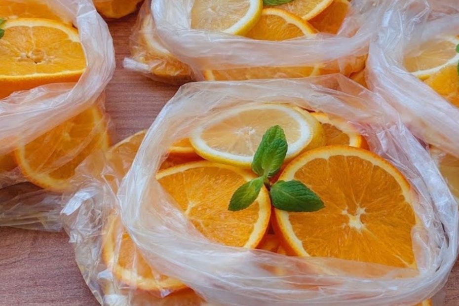 Eu mantenho laranjas e limoes frescos por um ano usando este metodo